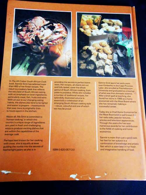 All Colour South African Cookbook - Sannie Smit FIRST EDITION signed by the author