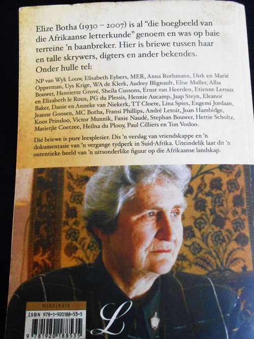 Elize Botha ,Gespreksgenoot, 'n Brieweboek saamgestel deur Heilna du Plooy
