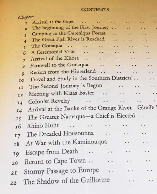 The Truth in Masquerade, the adventures of Francois le Vaillant by Jane Meiring
