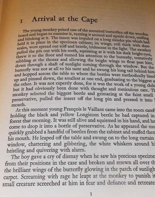 The Truth in Masquerade, the adventures of Francois le Vaillant by Jane Meiring