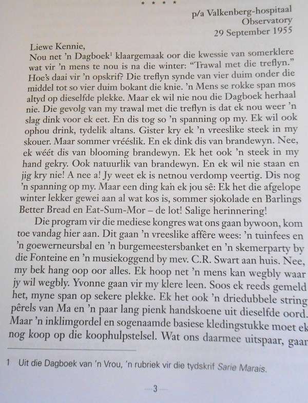 'n Blywende Vreugde. Briewe van Audrey Blignaut saamgestel deur Lynne Fourie e.a.