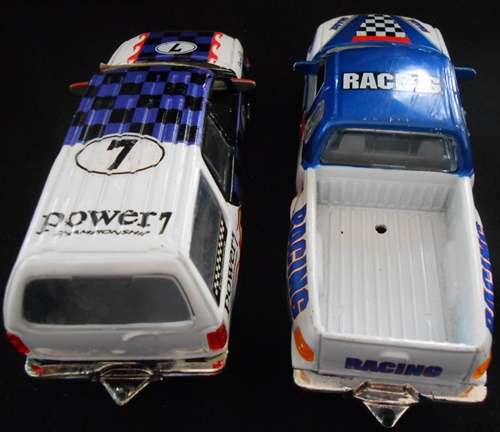 two die-cast model cars one price Ford Expedition  and Ford F50 both by Realtoy