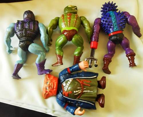 Masters Of The Universe  He Man Figures - Four figures, Gwildor, Skeletor, Kobra Khan and Spikor
