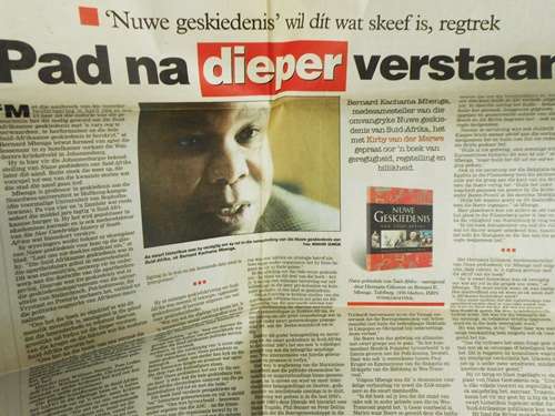 NUWE GESKIEDENIS VAN SUID-AFRIKA deur Hermann Giliomee en Bernard Mbenga