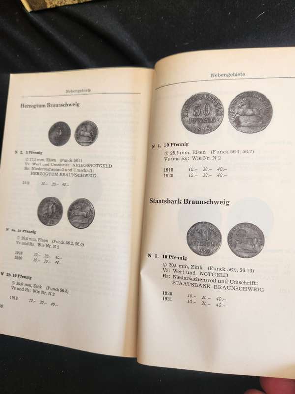 LATE ENTRY ( 2X GERMAN COIN COLLECTORS BOOKS