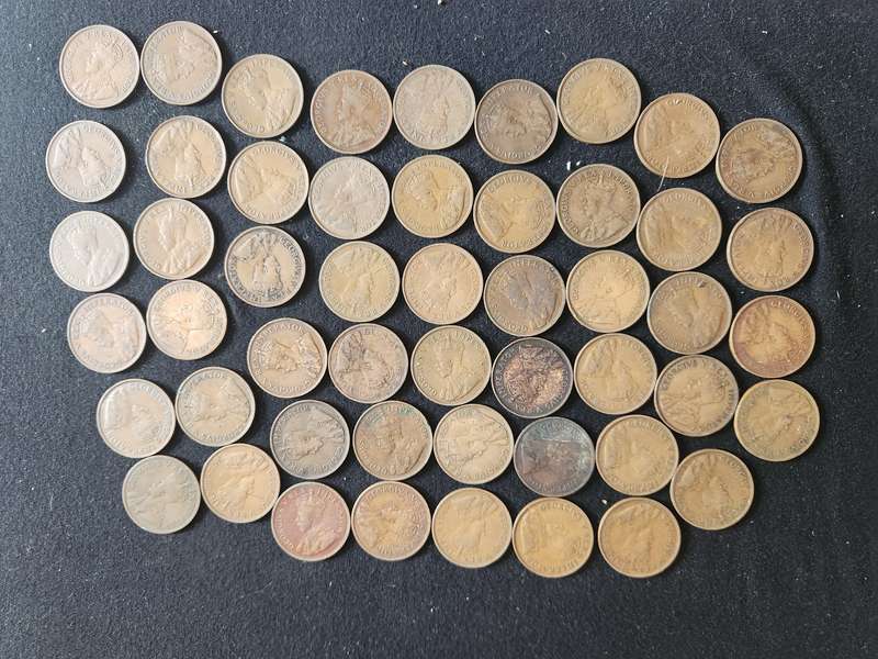 LATE ENTRY ( 50 X SA UNION PENNY,S (1923 -1936 SERIES)