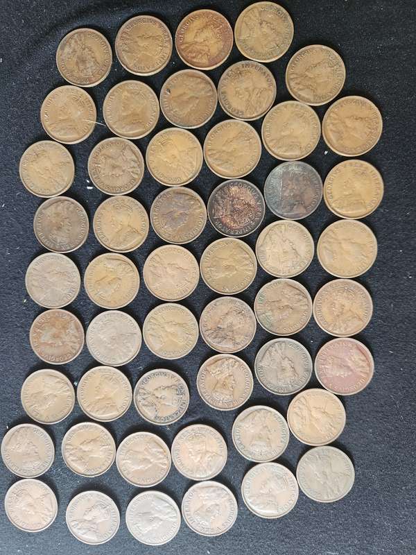 LATE ENTRY ( 50 X SA UNION PENNY,S (1923 -1936 SERIES)