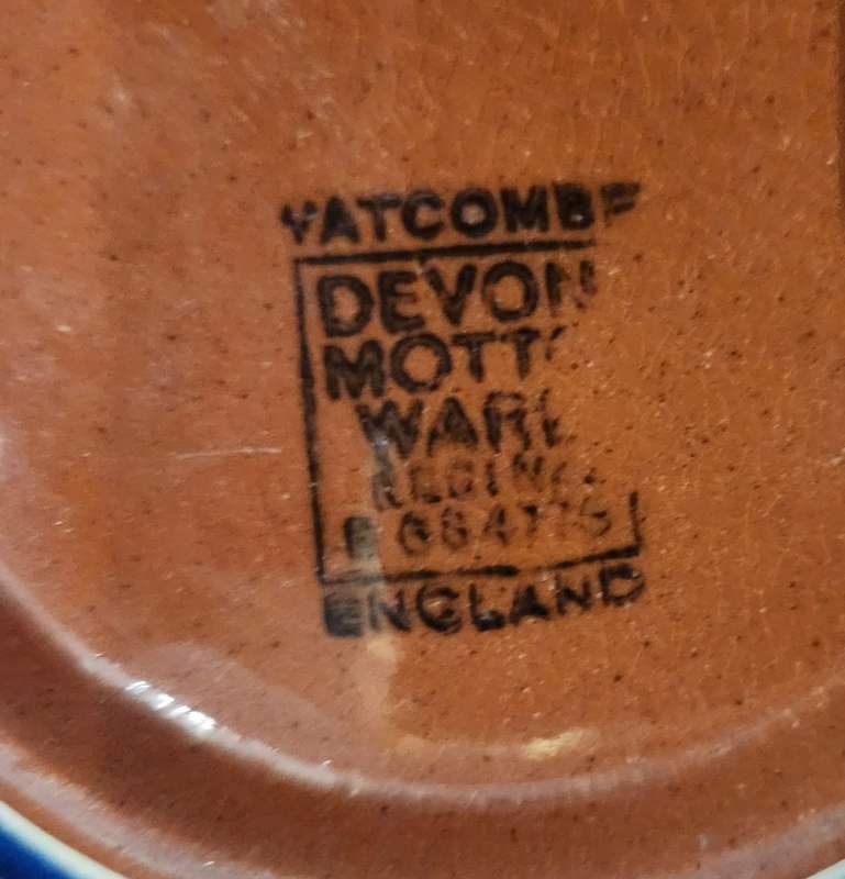 WATCOMBE DEVON MOTTO WARE TEA SET