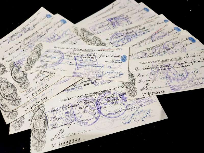 25 x BARCLAYS BANK DOMINION COLONIAL AND OVERSEAS