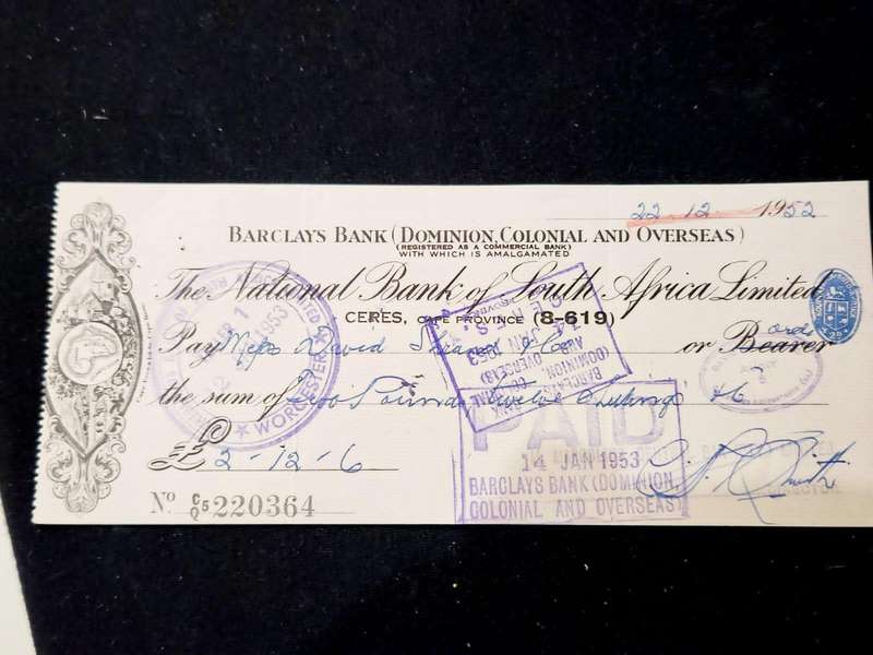 25 x BARCLAYS BANK DOMINION COLONIAL AND OVERSEAS