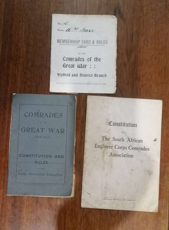 3 x WAR CONSTUTION AND RULE BOOKLETS