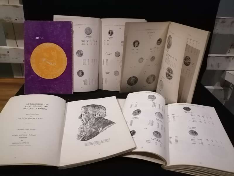 5 X BOOK LET'S ( COINS OF SA ) Alex Kaplan