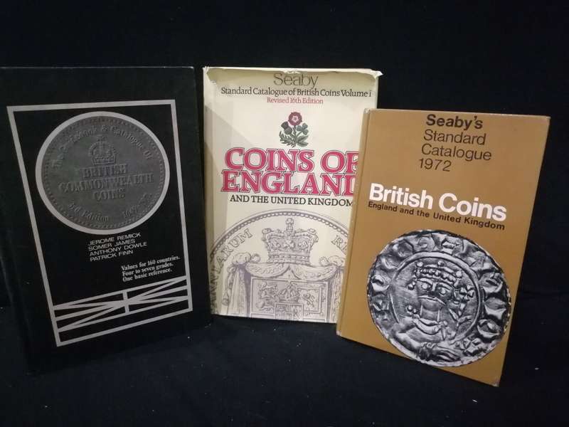3 x NUMASMATIC GB COIN BOOKS