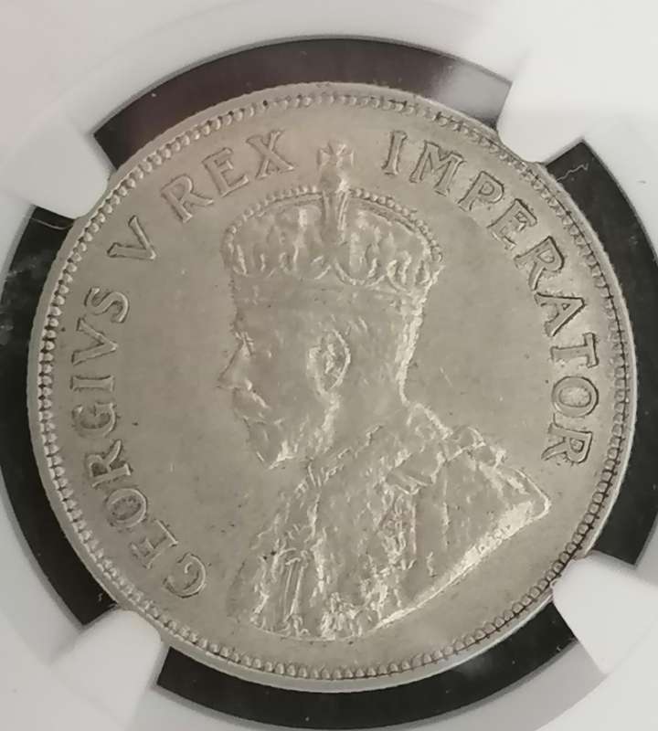 1934 UNION HALFCROWN AU 53