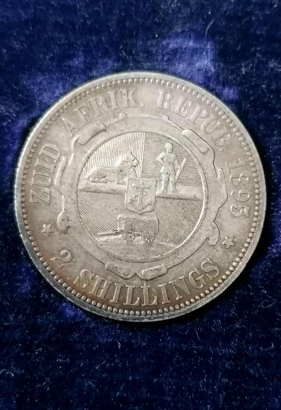 COMPLETE 1895 ZAR COIN SET IN SAM BOX (NO GOLD)