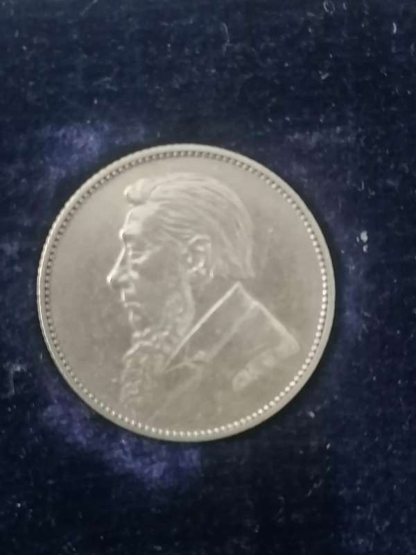 COMPLETE 1895 ZAR COIN SET IN SAM BOX (NO GOLD)