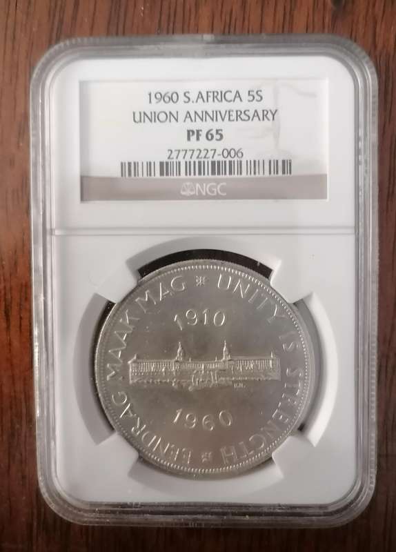 1960 SA UNION CROWN PF 65