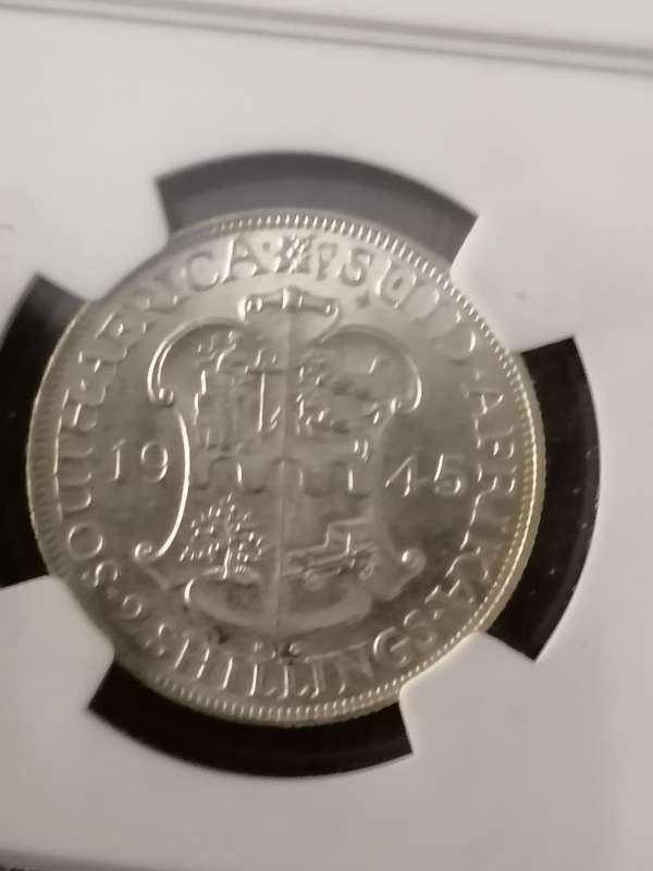 1945 UNION 2 SHILLING AU 58