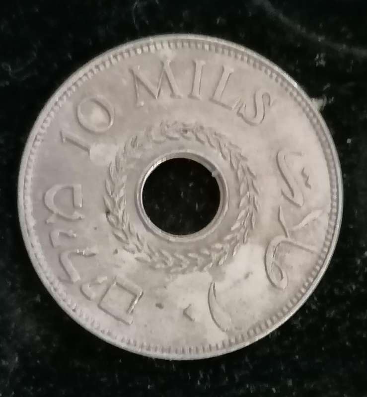 1942 Palistine 10 mils