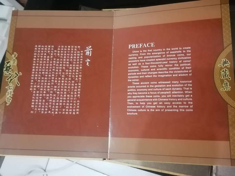 A COLLECTION OF GENUINE ANCIENT COINS OF CHINESE SUCCESSIVE DYNASTIES