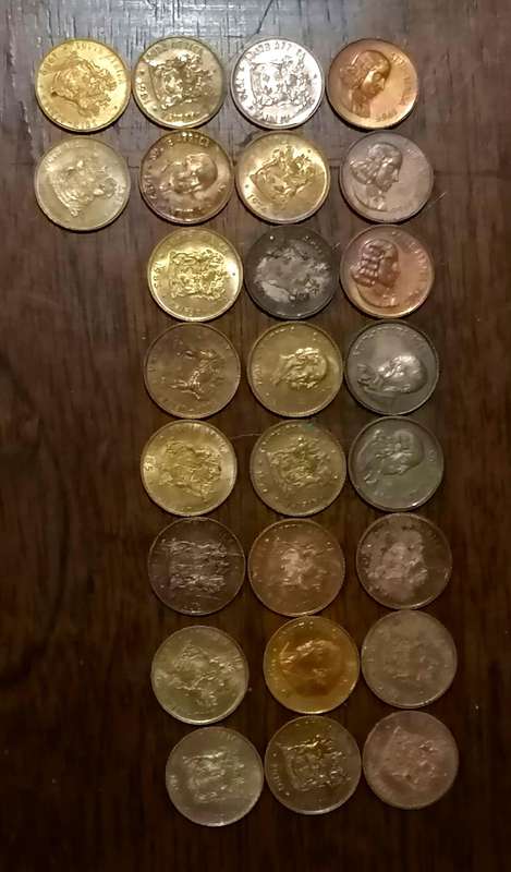 COMPLETE PROOF 2C SET ( 1965 - 1990)