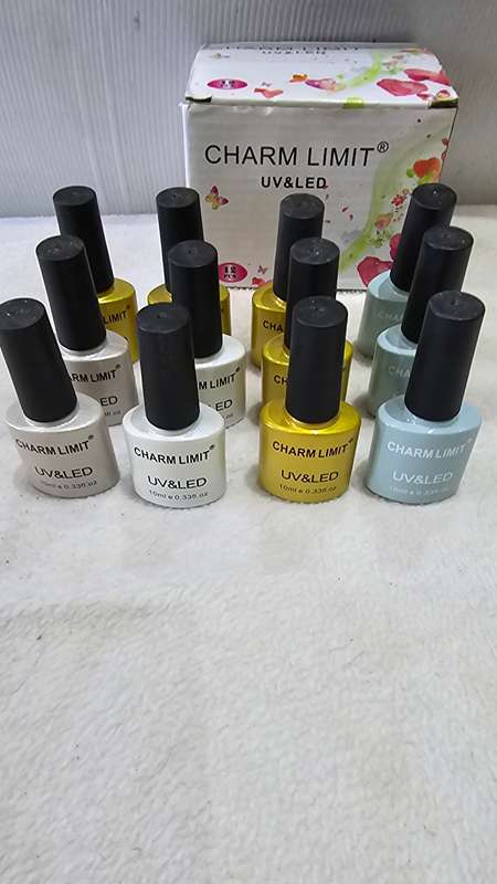 12 PIECE CHARM LIMIT UV & LED NAIL POLISH
