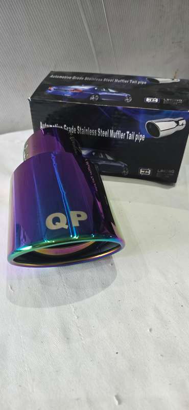 AUTOMATIVE GRADE STAINLESS STEEL MUFFLER TAIL PIPE(COMPATIBLE TO FIT ANY CARS)