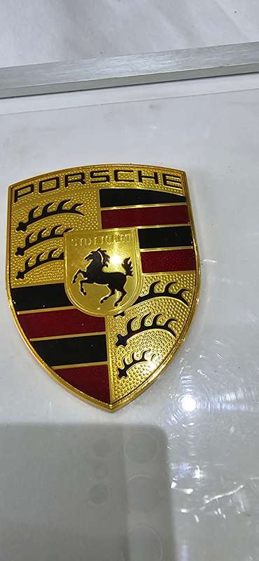 ORIGINAL PORCHE BADGE(FRAMED)