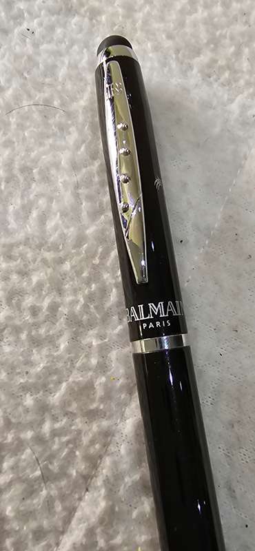 BALMAIN PARIS BLACK PEN(WRITES WELL)