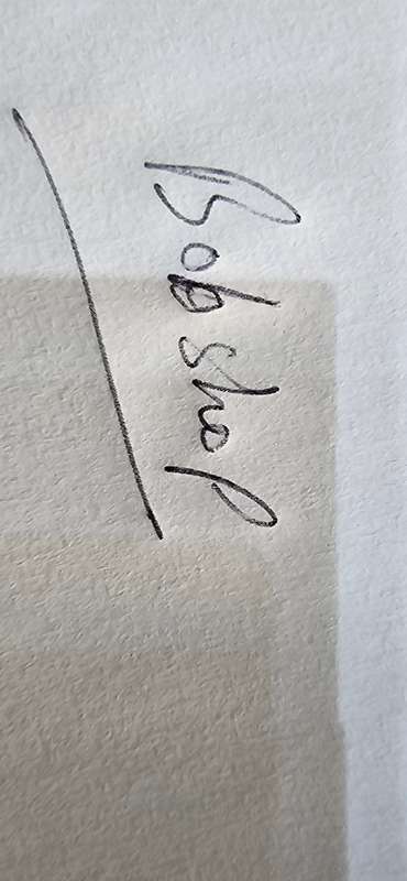 BALMAIN PARIS BLACK PEN(WRITES WELL)