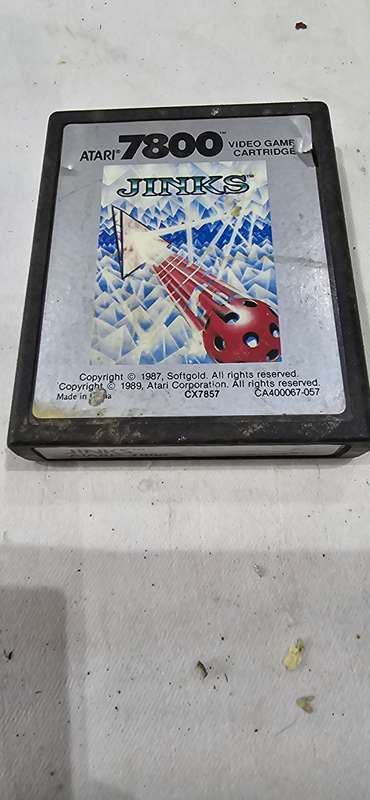 ATARI 7800 JINKS VIDEO GAME CARTRIDGE