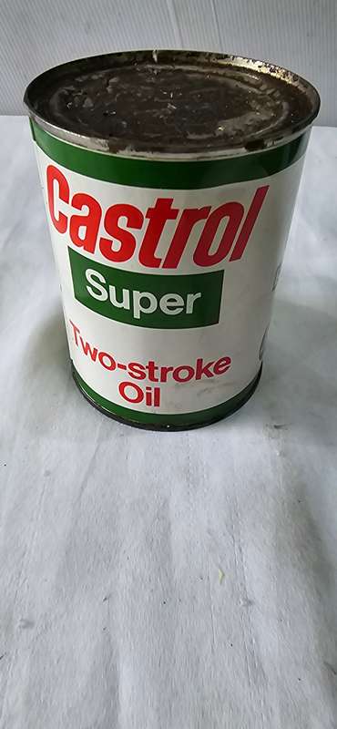 VINTAGE CASTROL SUPER TWO STROKE OIL(SEALED)
