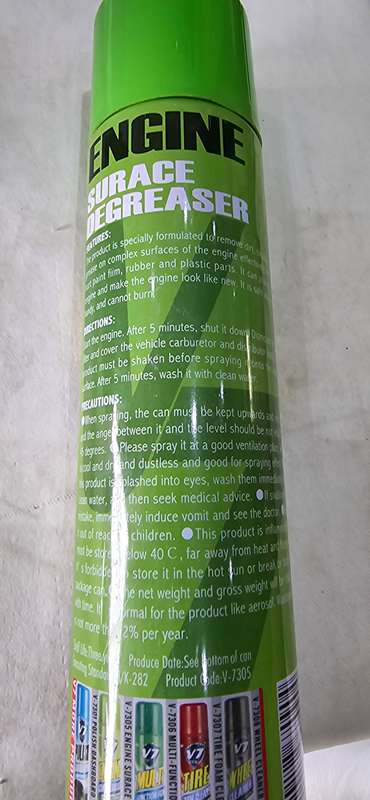 6 x 330NL ENGINE SURFACE DEGREASER(WORKS EFFICIENTLY)