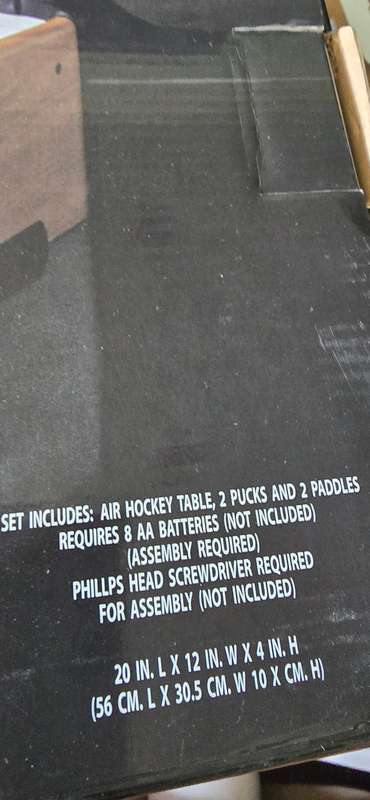 TABLETOP AIR HOCKEY