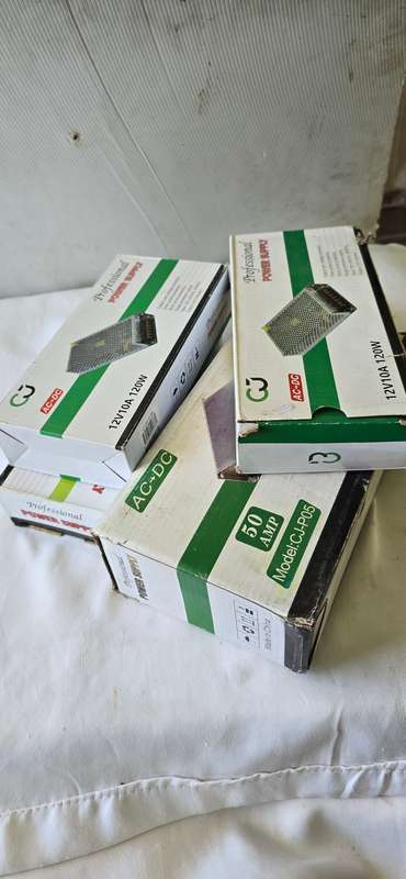 4 X CCTV POWER SUPPLIES-SEE DESCRIPTION