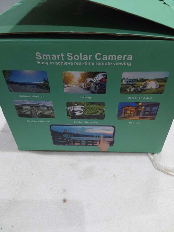 TWO SCREENS OUTDOOR SOLAR WIFI CAMERA