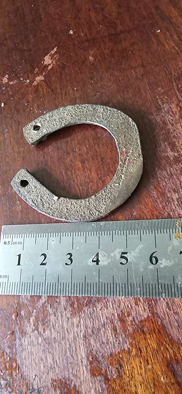 BRITISH SOLDIERS GOOD LUCK HORSE SHOE(BRONZE/METAL)
