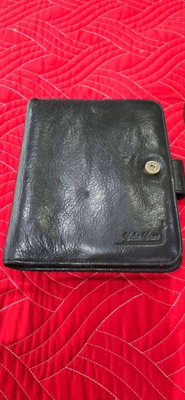 KAINOS LEATHER BUSINESS CARD ,/OFFICE BINDER,(CAM BE USED FOR TDC)