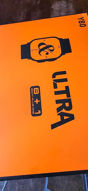 ULTRA 8 PLUS ONE Y80 SMART WATCH(INCL. CHANGEABLE STRAPS)SEALED PACK