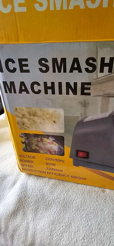 ELECTRIC ICE SMASHING MACHINE(UNUSED)