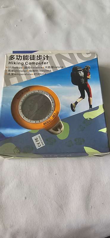 HIKING COMPUTER/COMPASS (WATERPROOF SENSOR FROM SWISS)