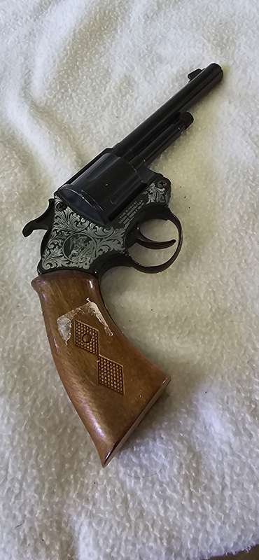 Edison Giocattoli Susanna 90 Revolver 12 Shot Cap Gun Vintage Toy Italy