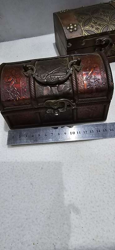 3 PIECE WOODEN JEWELRY BOX