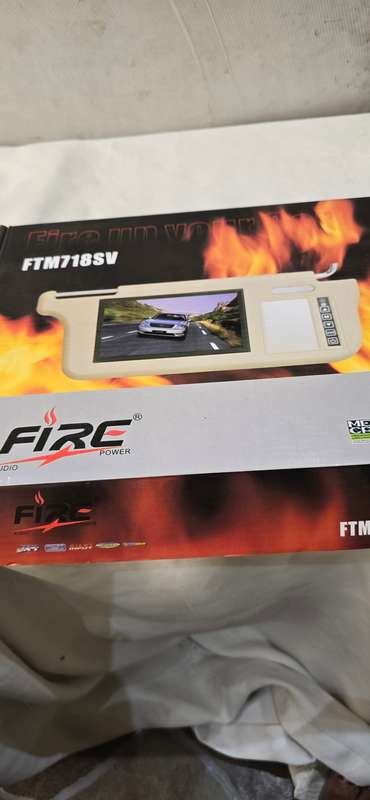 7" CAR SUN VISOR TFT LCD MONITOR (REMOTE CONTROLLED)