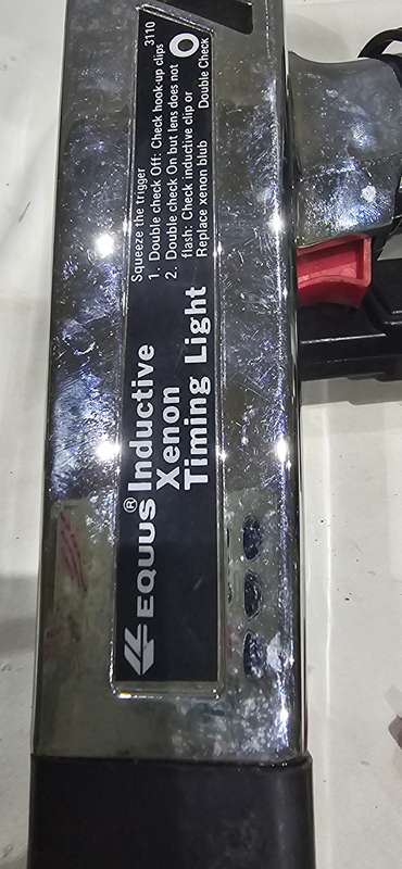 VINTAGE EQUUS INDUCTIVE XENON TIMING LIGHT