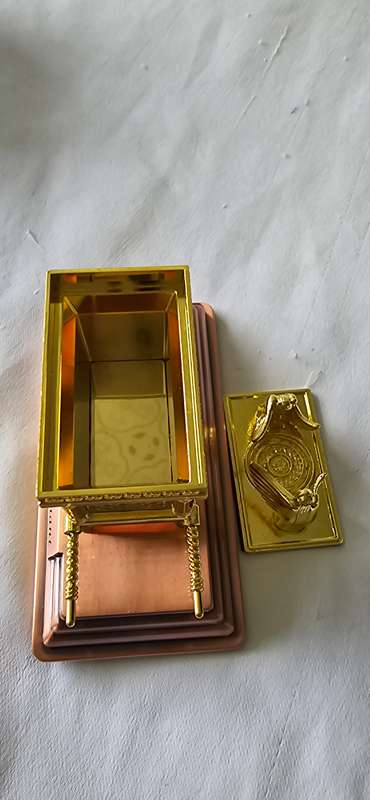 ARK OF THE COVENANT ANNOINTING OIL /WATER ITEM(METAL)12 × 6 X 6CM
