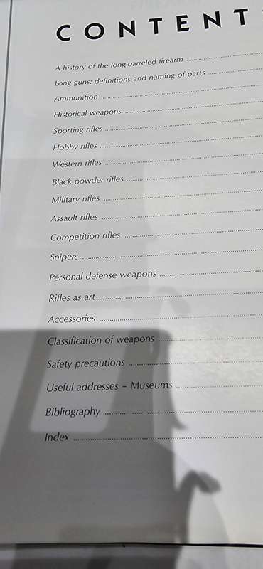 HARDCOVER BOOK ON RIFLES OF THE WORLD