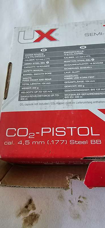 TDP .45 SEMI AUTO BB AIR PISTOL(CO2,4.5mm)
