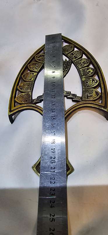 VINTAGE 12 TRIBE TRIVET(MADE IN ISRAEL) BRASS