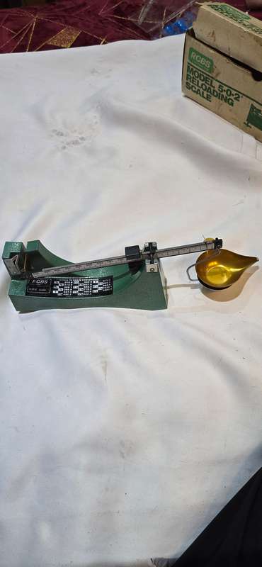 MODEL 502 VINTAGE RELOADING SCALE IN ORIGINAL BOX(UNUSED)